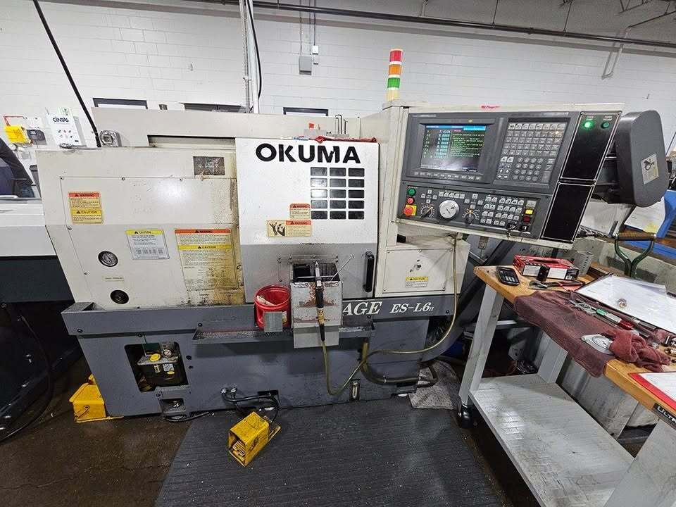 Okuma #Heritage-ES-L6II, CNC Lathe, 13.8" Swing, 1.6" Bar, 2.1" Bore, 8.3" diameter x 11.8" L Turning Size - Image 7
