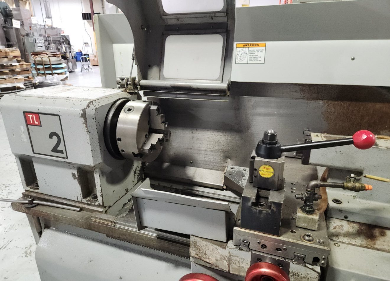 Haas #TL-2, CNC Lathe, 16" Swing, 8" Chuck, 2" Bar, 16" diameter x 48" L Turning Size, 10 HP, 3000 RPM, 2007 - Image 2