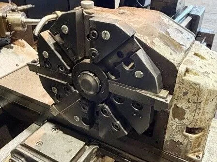 Mazak #M5, CNC Lathe, 2-Axis, 24" Swing, 100" Centers, 82" Machining length, 18" Chuck, 5" Bar, 14" Turning - Image 4