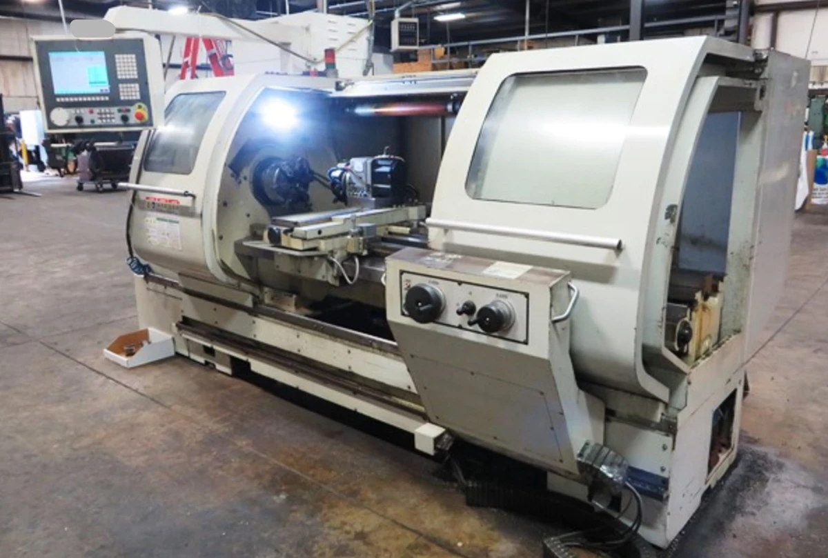 Milltronics #ML18, CNC Lathe, 2-Axis, 19" Swing, 60" Machining length, 10" Chuck, 2.6" Bar, 19" Turning - Image 4