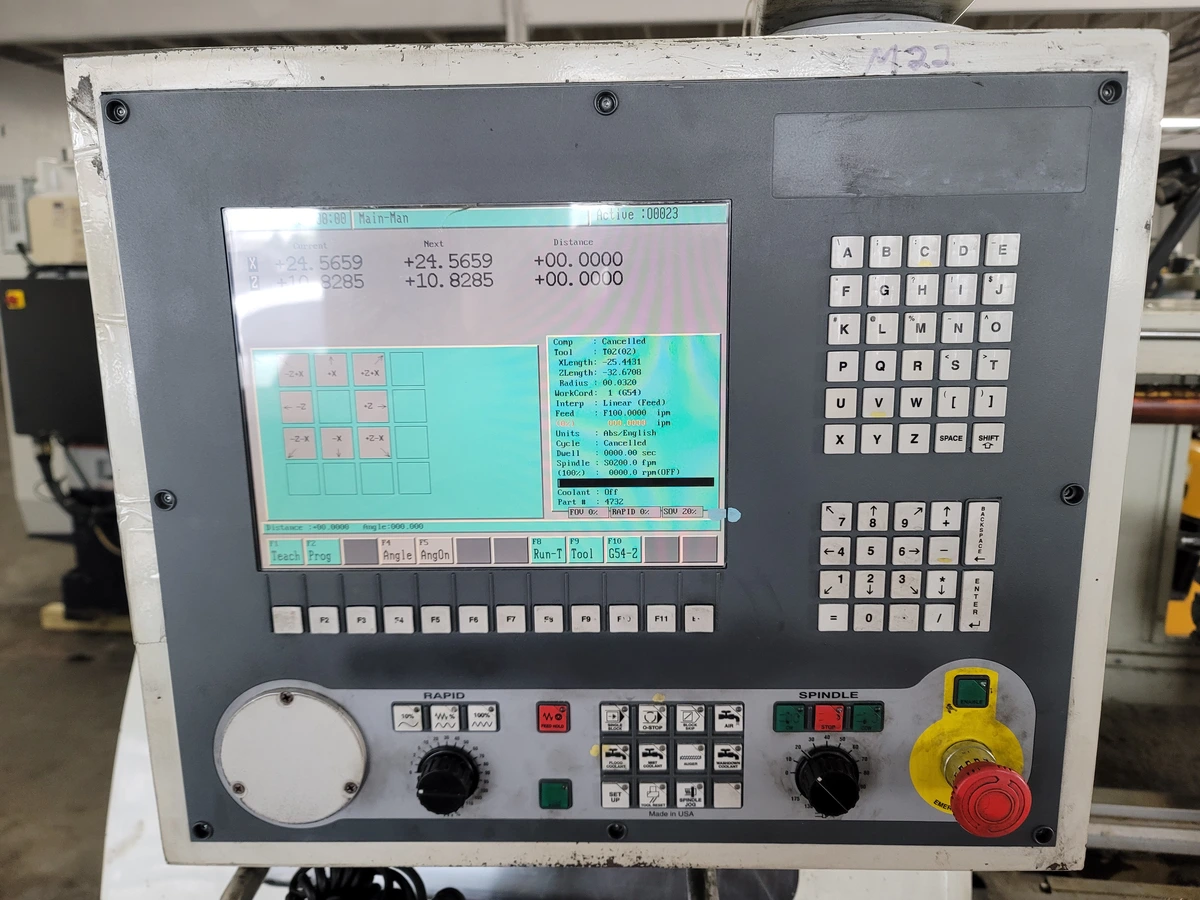 Milltronics #ML18, CNC Lathe, 2-Axis, 19" Swing, 60" Machining length, 10" Chuck, 2.6" Bar, 19" Turning - Image 5