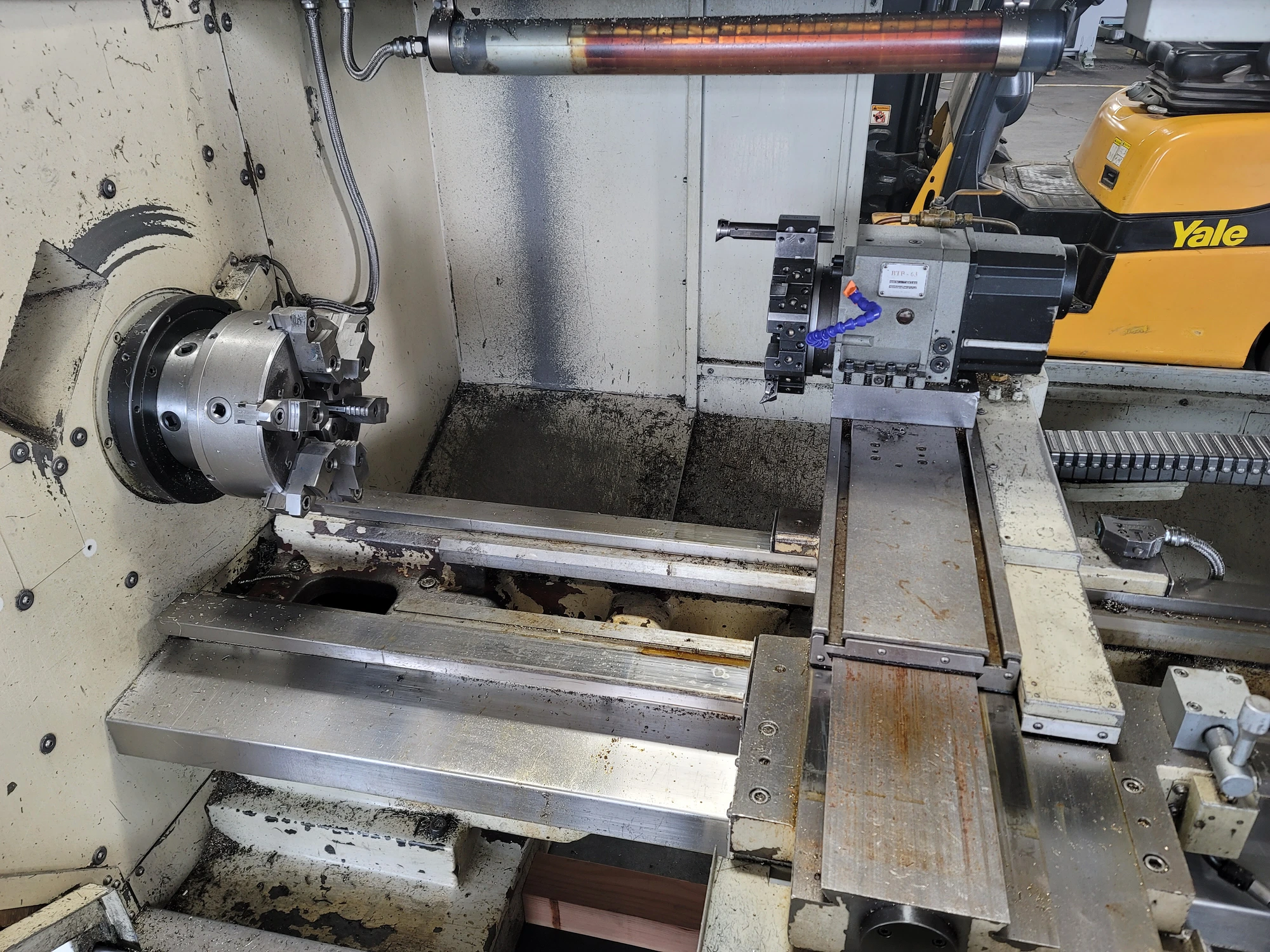 Milltronics #ML18, CNC Lathe, 2-Axis, 19" Swing, 60" Machining length, 10" Chuck, 2.6" Bar, 19" Turning - Image 7