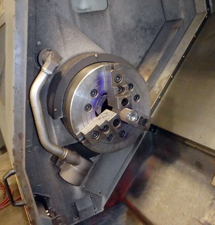 Samsung #SL-35B/1500, CNC Lathe, 23.6" Swing, 60.2" Machining length, 15" Chuck, 3.4" Bar, 16.5" Turning - Image 3