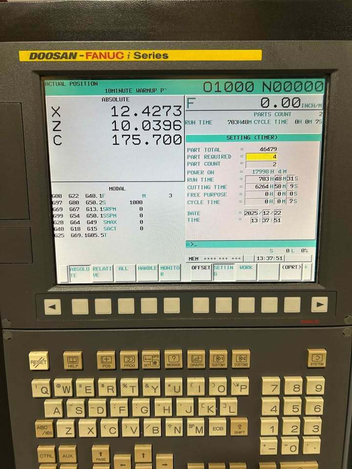 Daewoo Doosan #Lynx-220LMA, CNC Lathe, 3-Axis, 20.1" Swing, 20.1" Machining length, 6" Chuck, 2" Bar, 9.84" - Image 8