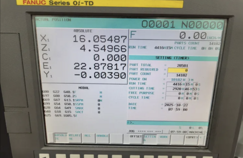 Hardinge #Conquest-H51MSY, CNC Lathe, 4-Axis, 27.8" Swing, 2" Bar, 12.34" Machining diameter, 20 HP, 4700 - Image 8