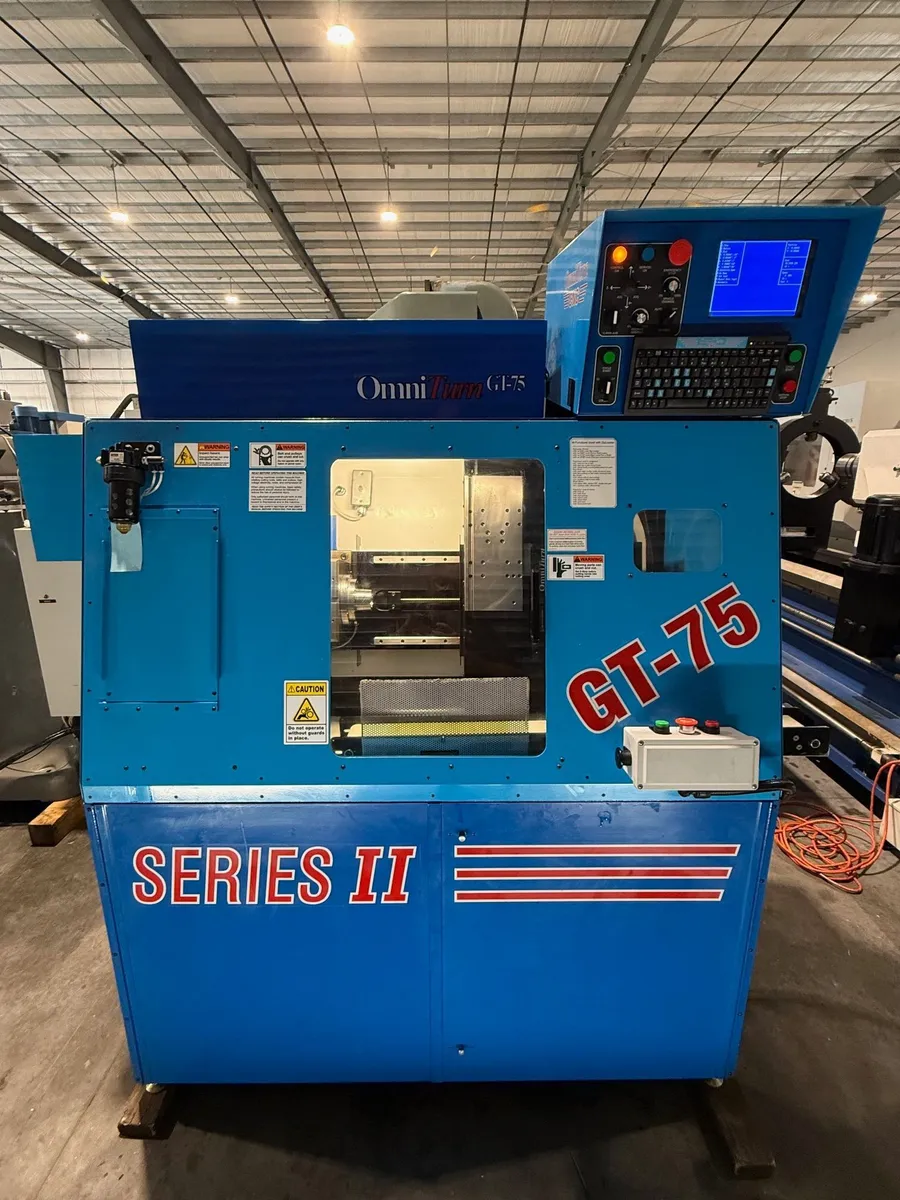 Omniturn #GT-75, CNC Lathe, 1" Bar, 6" Turning diameter, 300 IPM Rapid Traverse, 4000 RPM, 2018 - Image 1