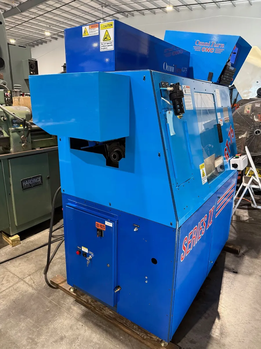 Omniturn #GT-75, CNC Lathe, 1" Bar, 6" Turning diameter, 300 IPM Rapid Traverse, 4000 RPM, 2018 - Image 2