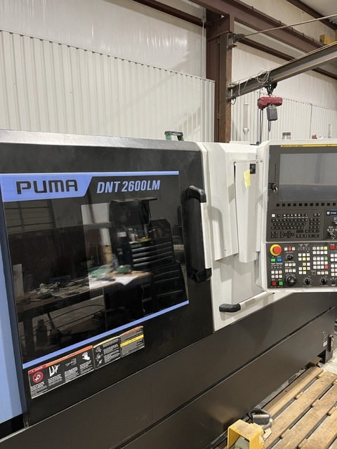 DN Solutions #Puma-DNT-2600LM, CNC Lathe, 44" Machining length, 10" Chuck, 3.2" Bore, 15" diameter x 44" L - Image 2