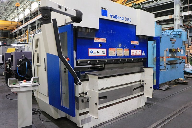 73 Ton, Trumpf #Trubend-3066, hydraulic press brake, 6.8'OA, 93" between housing, 7.87" stroke, 10 HP, 2006 - Image 1