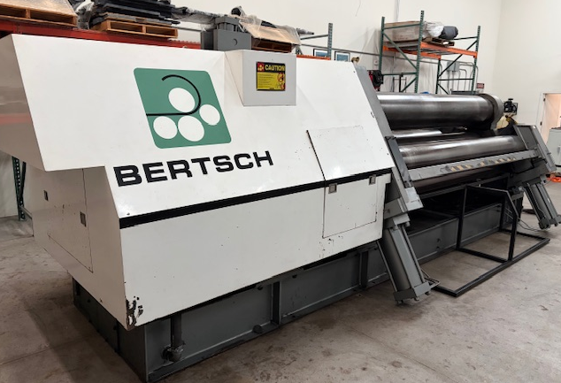 120" x 1" Bertsch, 4-roll CNC plate roll, Beckhoff Control, hydraulic drop end, under power, 2018 - Image 3