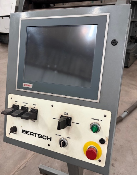 120" x 1" Bertsch, 4-roll CNC plate roll, Beckhoff Control, hydraulic drop end, under power, 2018 - Image 6