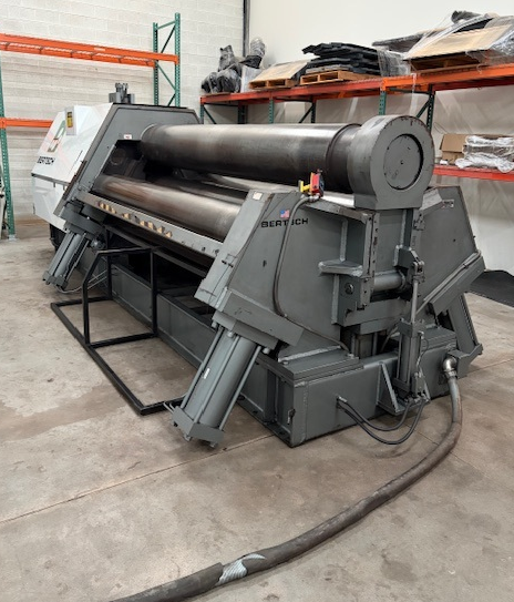 120" x 1" Bertsch, 4-roll CNC plate roll, Beckhoff Control, hydraulic drop end, under power, 2018 - Image 8