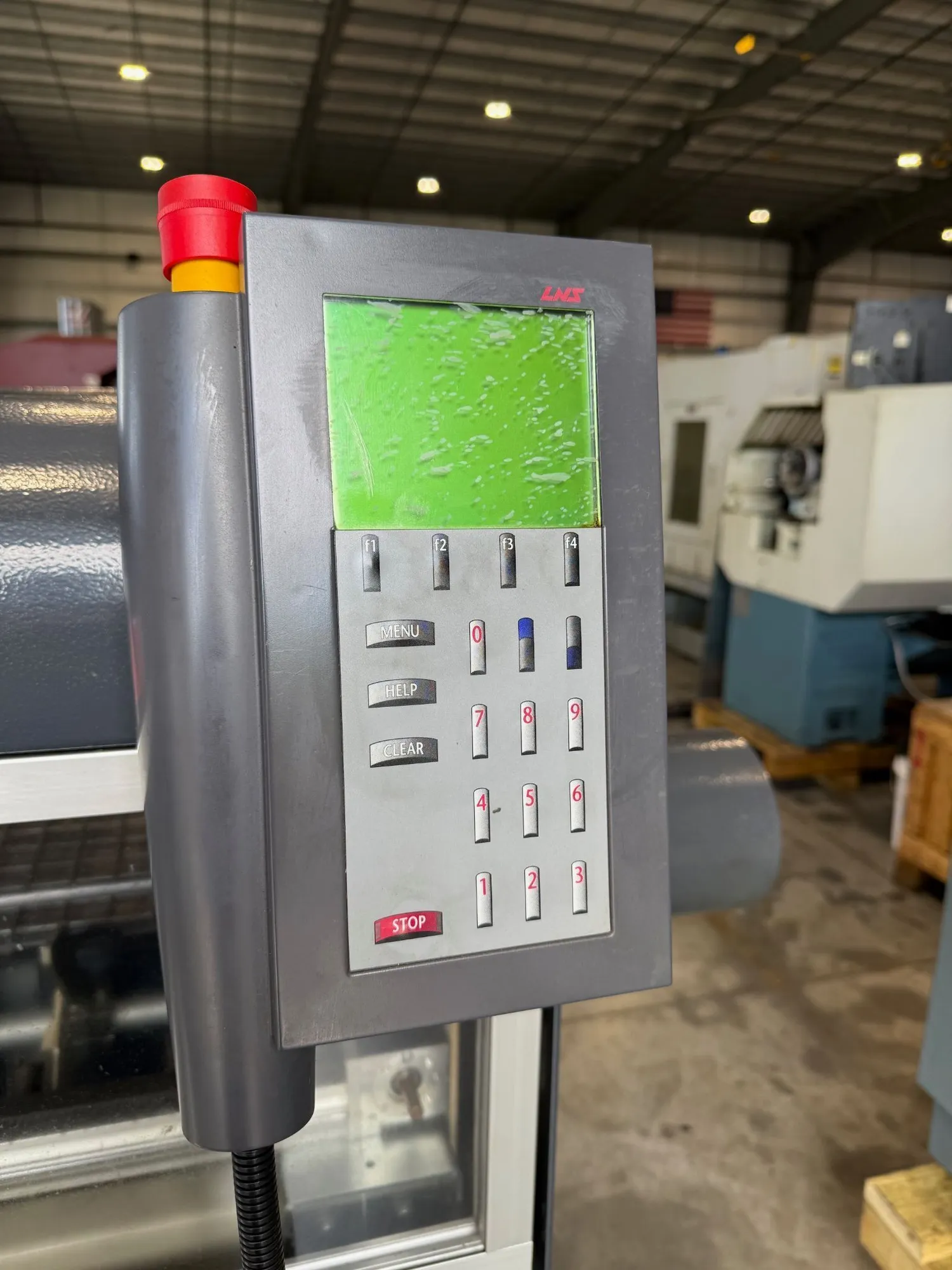LNS #Quick-Load-Servo-S3, magazine barfeeder, 4.7" capacity, 63" length, Control pendant - Image 9