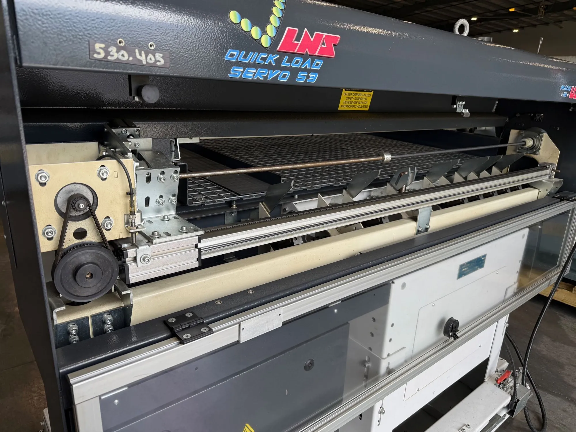 LNS #Quick-Load-Servo-S3, magazine barfeeder, 4.7" capacity, 63" length, Control pendant - Image 10