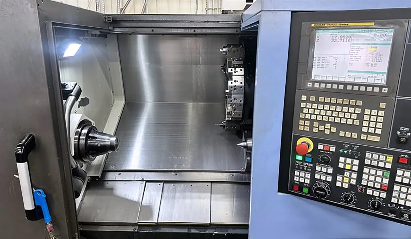 Daewoo Doosan #Puma-GT-2600, CNC lathe, 24.8" swing, 10" 3-jaw chuck, 3.2" bar, 33.2" centers, 18.1" dia. - Image 1