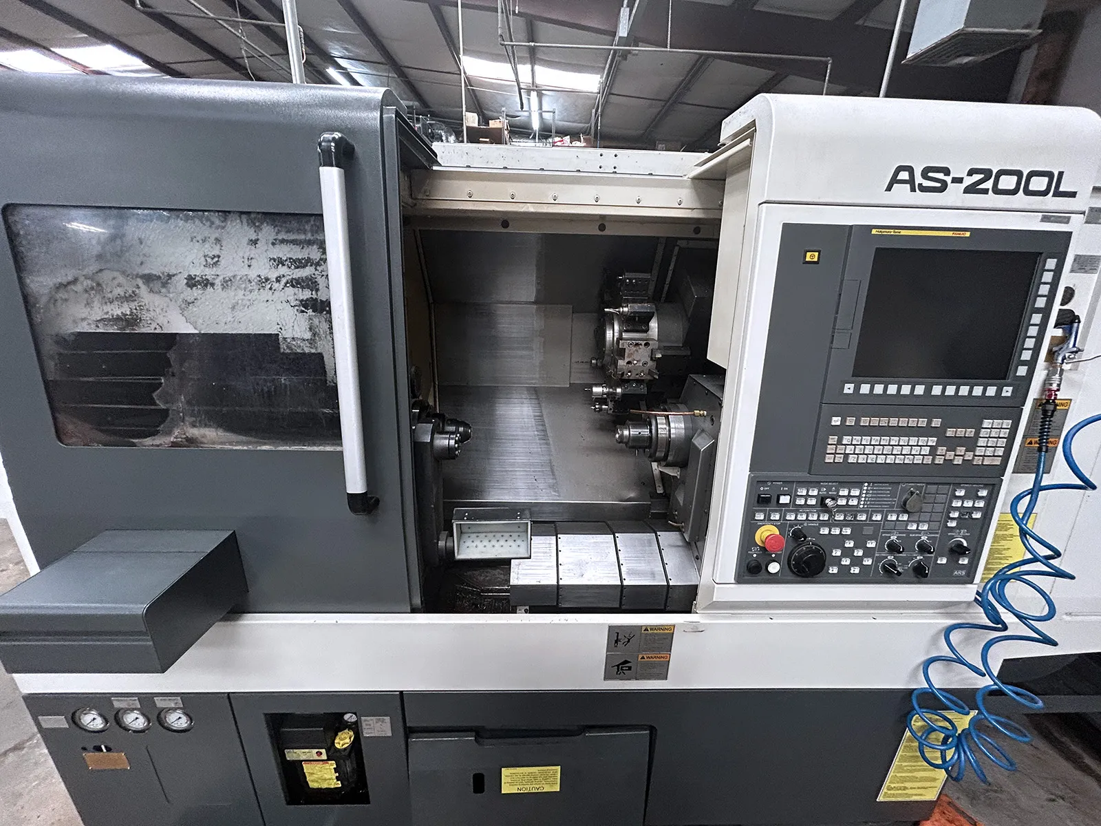 Nakamura Tome #AS-200LMYS, 15.7" swing, 8" chuck, 2.5" bar, 16.7" centers, Fanuc I, 2021 - Image 3