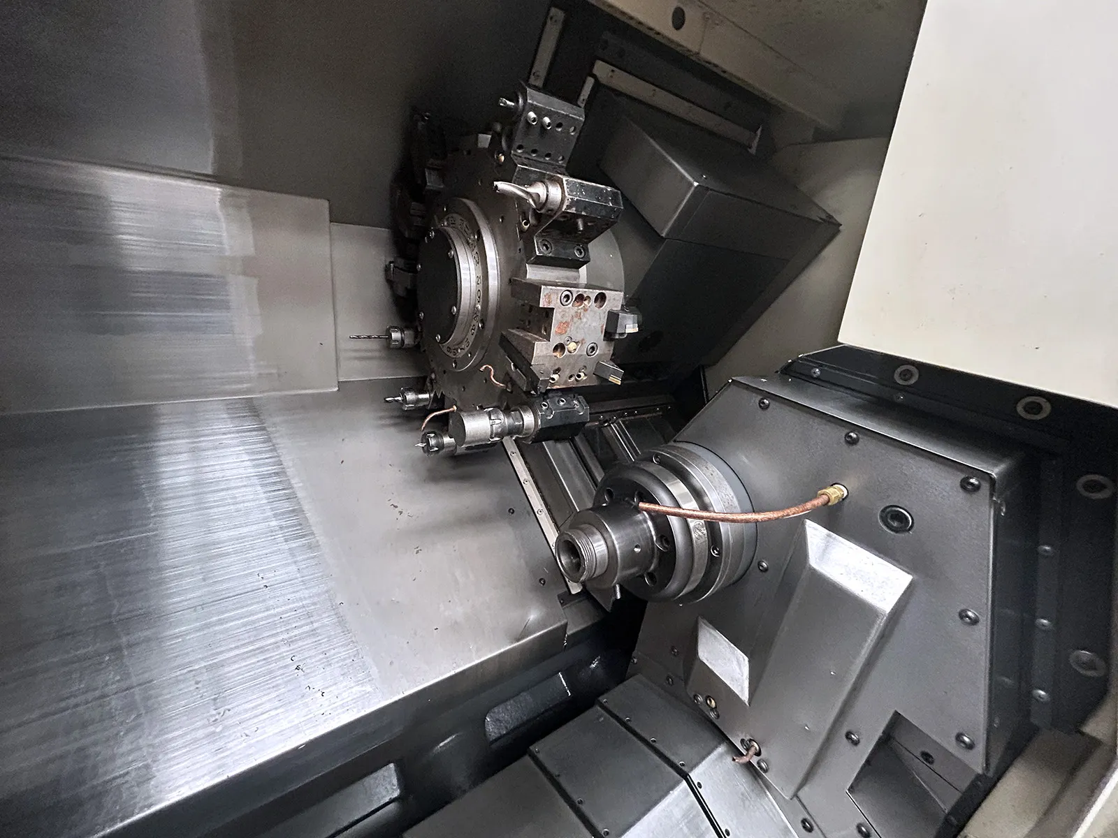 Nakamura Tome #AS-200LMYS, 15.7" swing, 8" chuck, 2.5" bar, 16.7" centers, Fanuc I, 2021 - Image 5