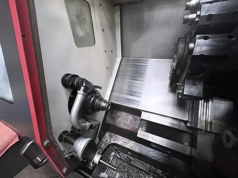 Samsung #SL-20BMC/500, CNC lathe, 20.1" swing, 8" chuck, 2.6" bar, 13.8" dia., 20" lgth, live tool - Image 6