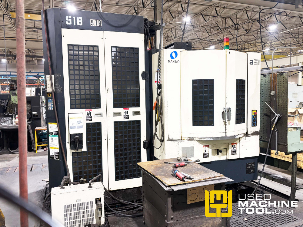 Makino #A51, CNC horizontal machining center, 134 automatic tool changer, 22" X, 22" Y, 19.7" Z, 12000 RPM - Image 1