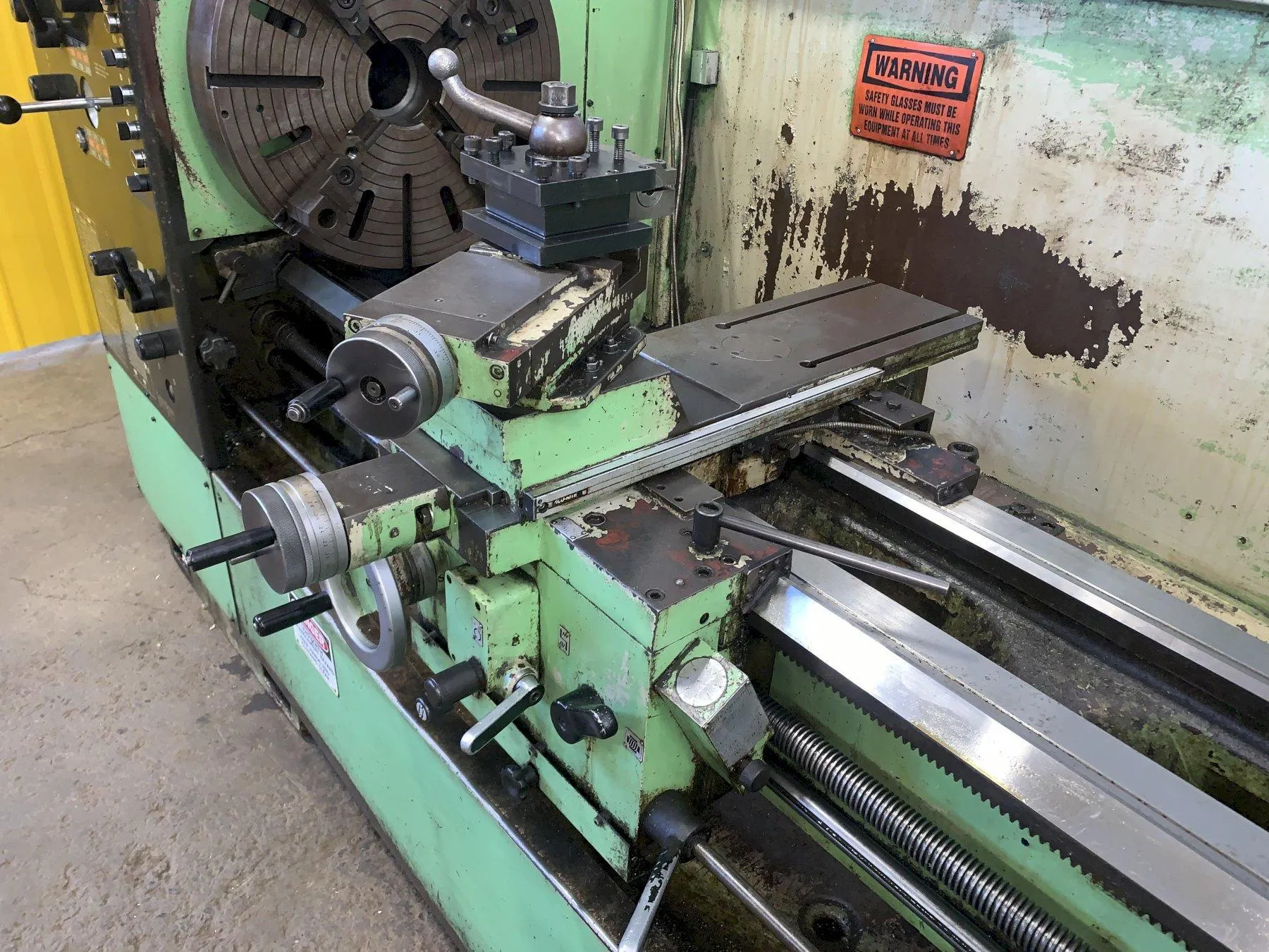 25" x 120" DoAll Romi #25H, Engine Lathe, 4.125" Hole diameter, 6" Steady rest, 15 HP, 1700 RPM - Image 9