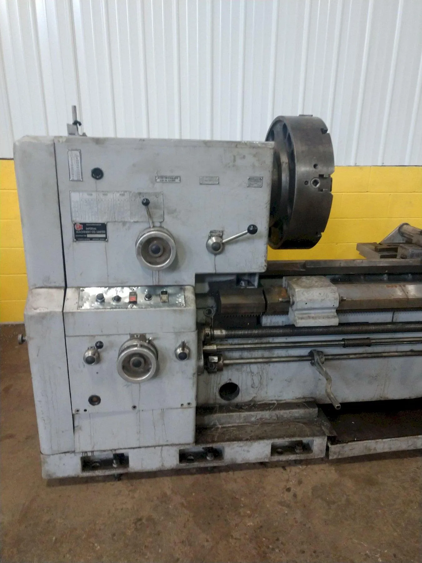 36" x 150" Sirco #PA-36, Engine Lathe, 5.5" Bore, 24" 4-jaw chuck, 15 HP, 500 RPM - Image 6