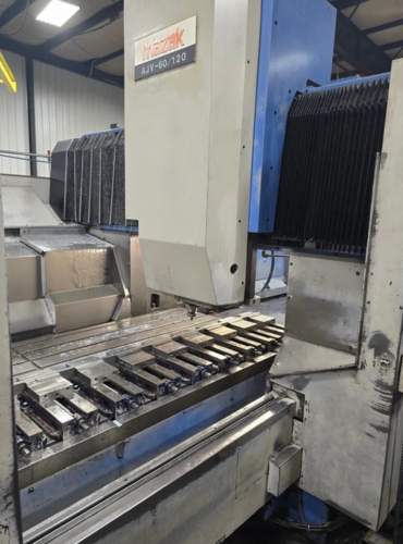Mazak #AJV-60/120, CNC Gantry Machining Center, 120" X Travel, 60" Y Travel, 30" Z, 49" width x 118" L Table - Image 4
