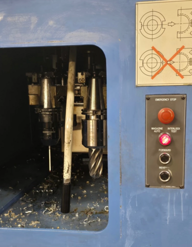 Mazak #AJV-60/120, CNC Gantry Machining Center, 120" X Travel, 60" Y Travel, 30" Z, 49" width x 118" L Table - Image 7