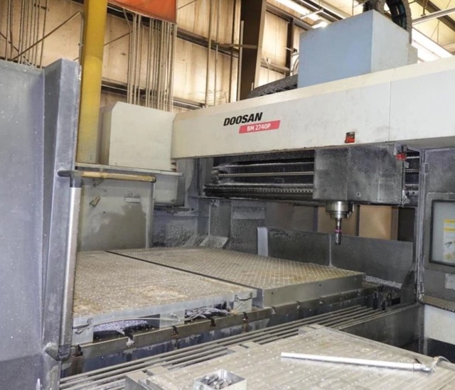 Daewoo Doosan #BM-2740P, CNC Gantry Machining Center, 157.5" X Travel, 106.3" Y Travel, 19.7" Z, 98.4" width - Image 5