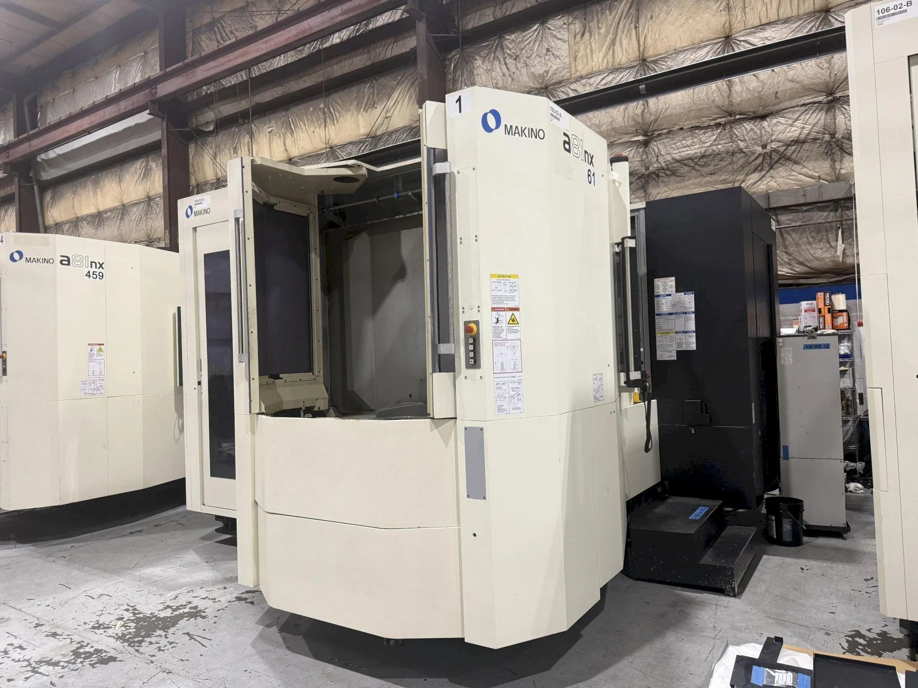 Makino #A81NX, CNC Horizontal Machining Center, 4-Axis, 35.4" X, 35.4" Y, 40.2" Z, 24.8" x 24.8" Pallet - Image 1