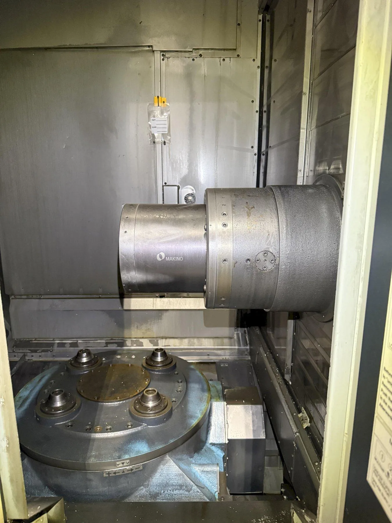 Makino #A81NX, CNC Horizontal Machining Center, 4-Axis, 35.4" X, 35.4" Y, 40.2" Z, 24.8" x 24.8" Pallet - Image 6