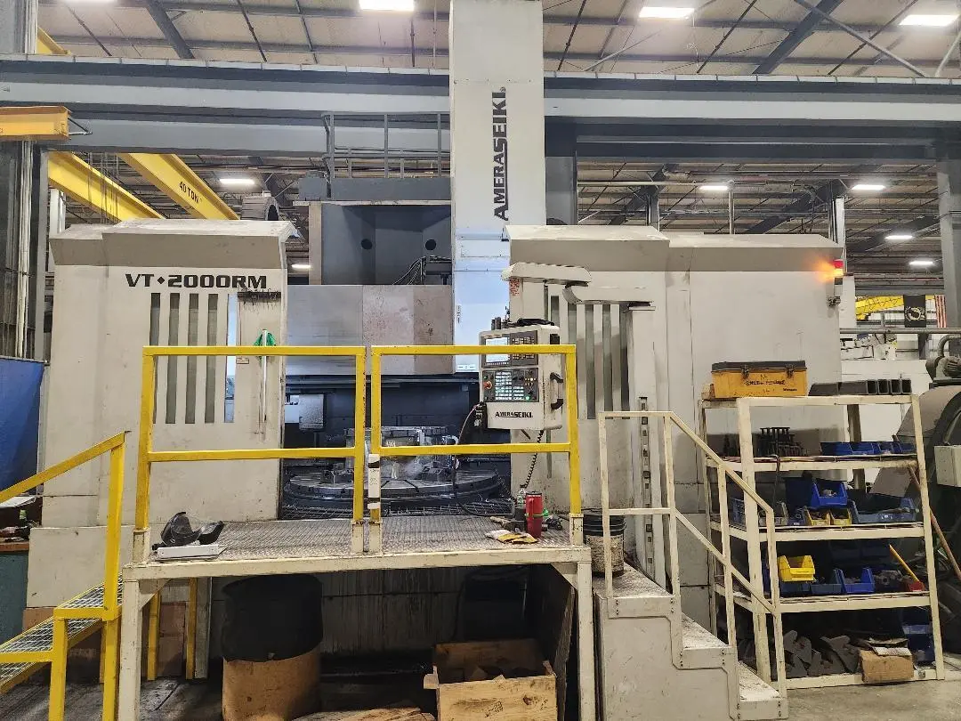 78.7" Amera Seiki #VT-2000RM, Vertical Boring Mill w/Live Tooling, 82.7" Swing, 78.7" Table diameter, 63" - Image 1