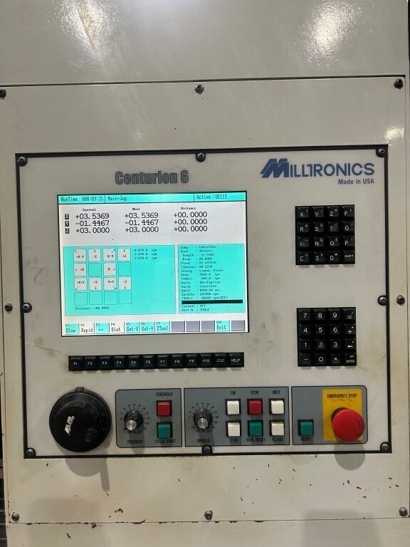 Milltronics #RW12, Vertical Machining Center, 24" X, 12" Y, 16" Z, 12" x 30" Table, 15 HP, 10000 RPM, CAT40 - Image 5