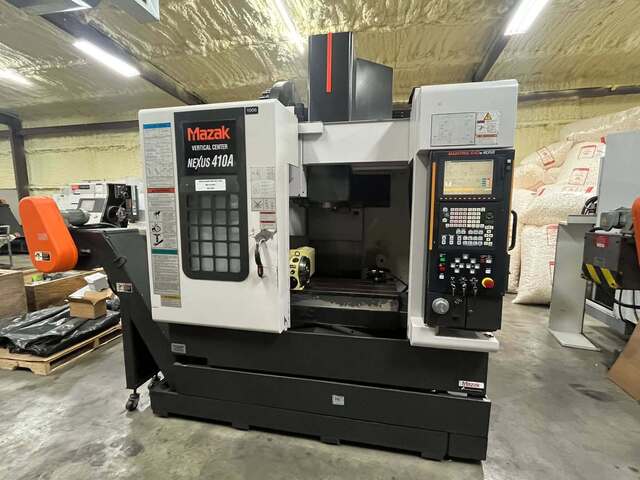 Mazak #Vertical-Center-Nexus-410A, Vertical Machining Center, 4-Axis, 22" X, 16.1" Y, 20" Z, 16.1" x 35.4" - Image 1