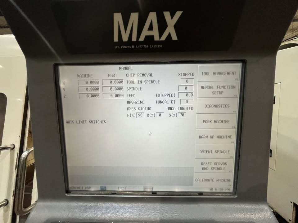 Hurco #VMX24, Vertical Machining Center, 3-Axis, 24" X, 20" Y, 24" Z, 20" x 30" Table, 12 HP, 10000 RPM - Image 6