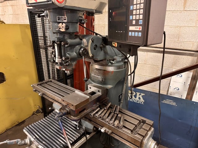 Maximart #2VS, Vertical Milling Machine, 9" x 49" table, 32.9" X, 12" Y, 5" quill travel, 15-3/4" vertical - Image 2