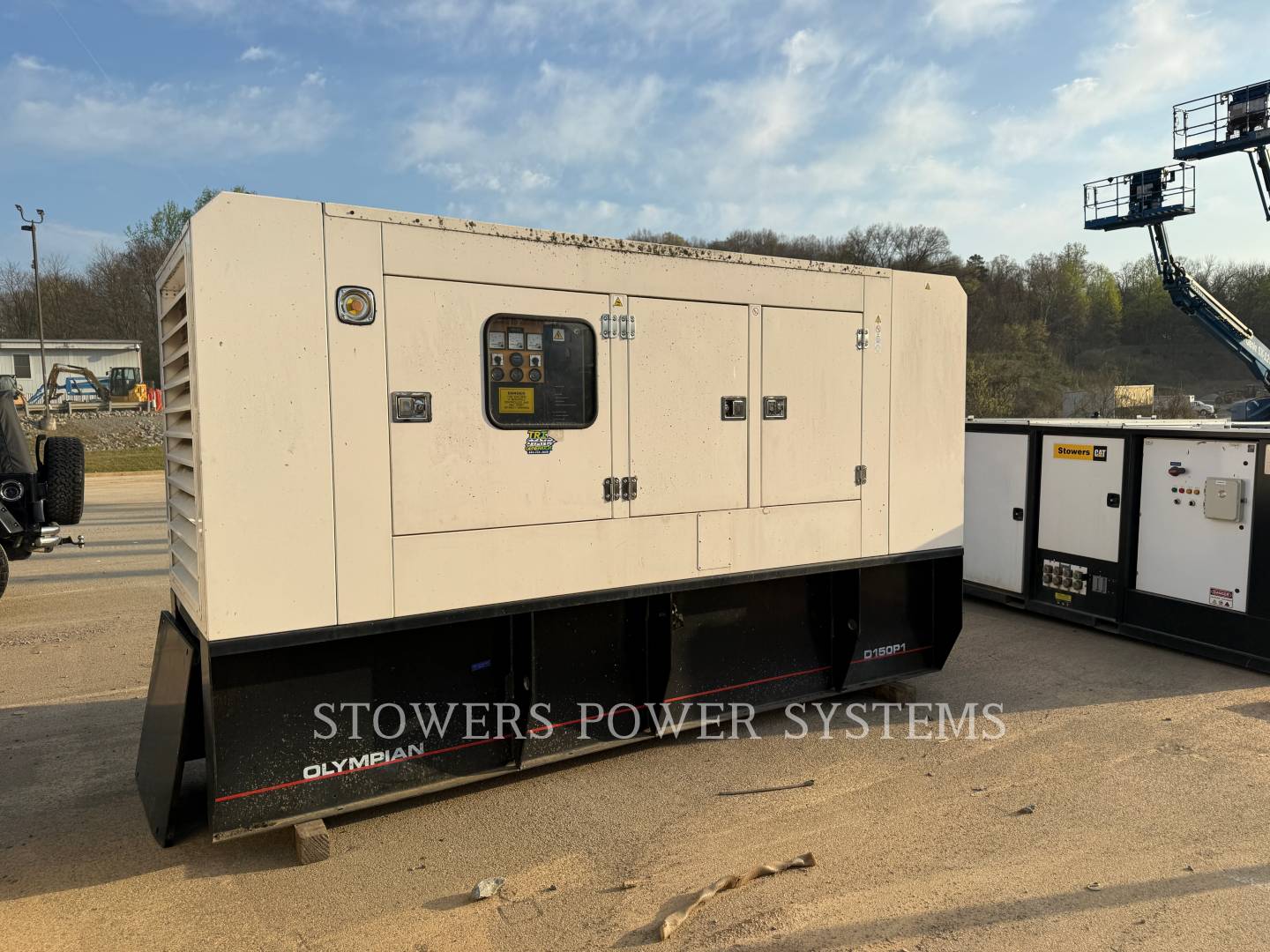 Olympian #D150P1, generator, sound attenuated enclosure, Tier2, UL2200, 620 hours, 2001 - Image 4
