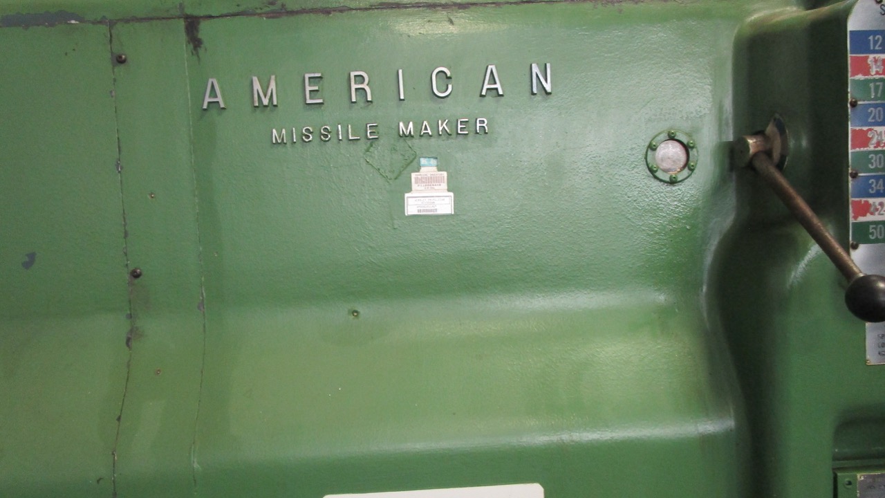 127" x 396" American #Missile-Maker, Lathe, 7' Chuck, digital read out, tailstock, 1960 - Image 7