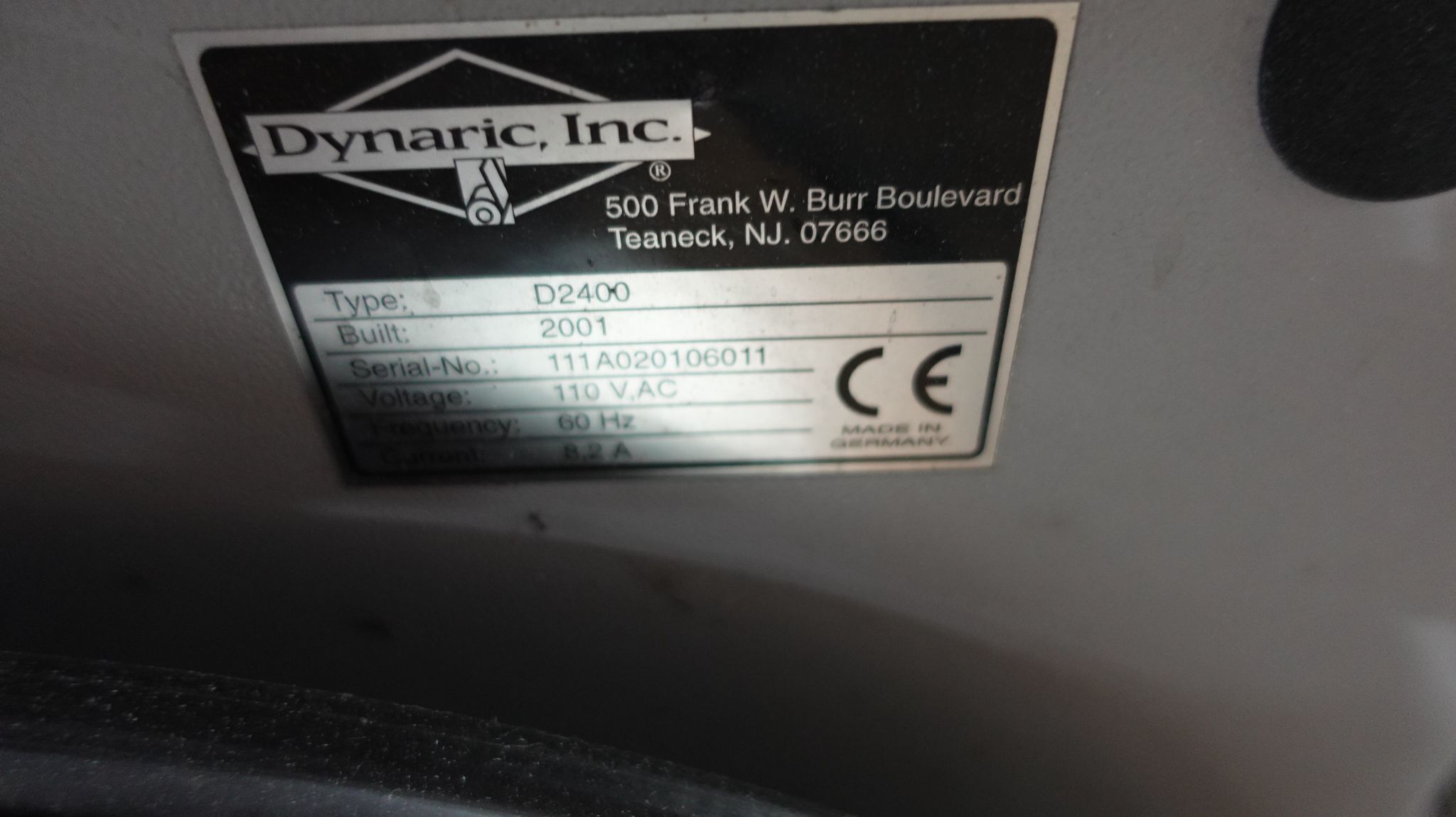 Dynaric #D2400, Automatic Strapping Machine, 2001 - Image 3