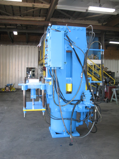 450 Ton, Up-act, 30" x30", slab-side, 34" daylight, 28" stroke, 24" ram, side cylinder, gib guide, #2414 - Image 2