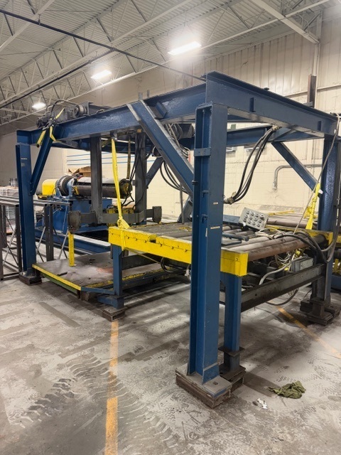 Coil stacker, 6000 lb. Pro-Eco, 74" x 61" rolls, 41" passline - Image 1
