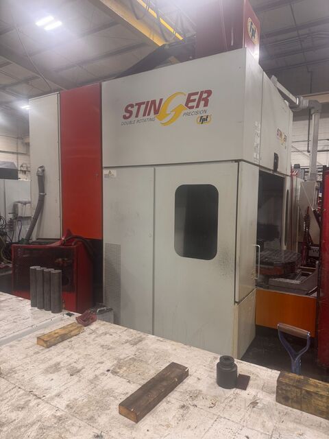 FPT #STINGER, CNC horizontal machining center, 9476 hours, 2005 - Image 3