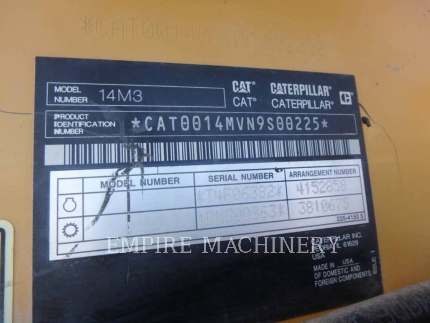 Caterpillar 14M3, Motor Grader, 9819 hours, S/N: N9S00225, 2017 - Image 4