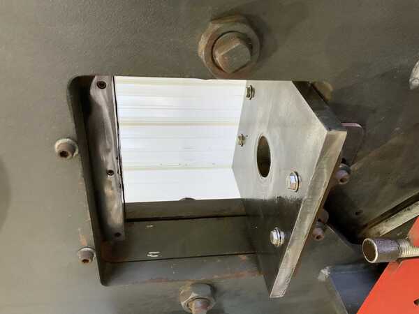 6" x 6" x 1/2" Edwards #120, hydraulic ironworker, 120 ton, 10 HP, 30 SPM, electric foot trip - Image 6