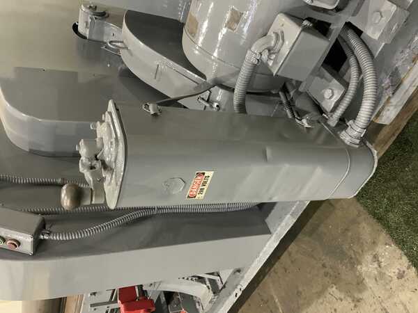 8' x 1/2" Bertsch #9, plate bending roll, 10" roll diameter, vari-speed, 3-roll drive, air drop, motorized - Image 9