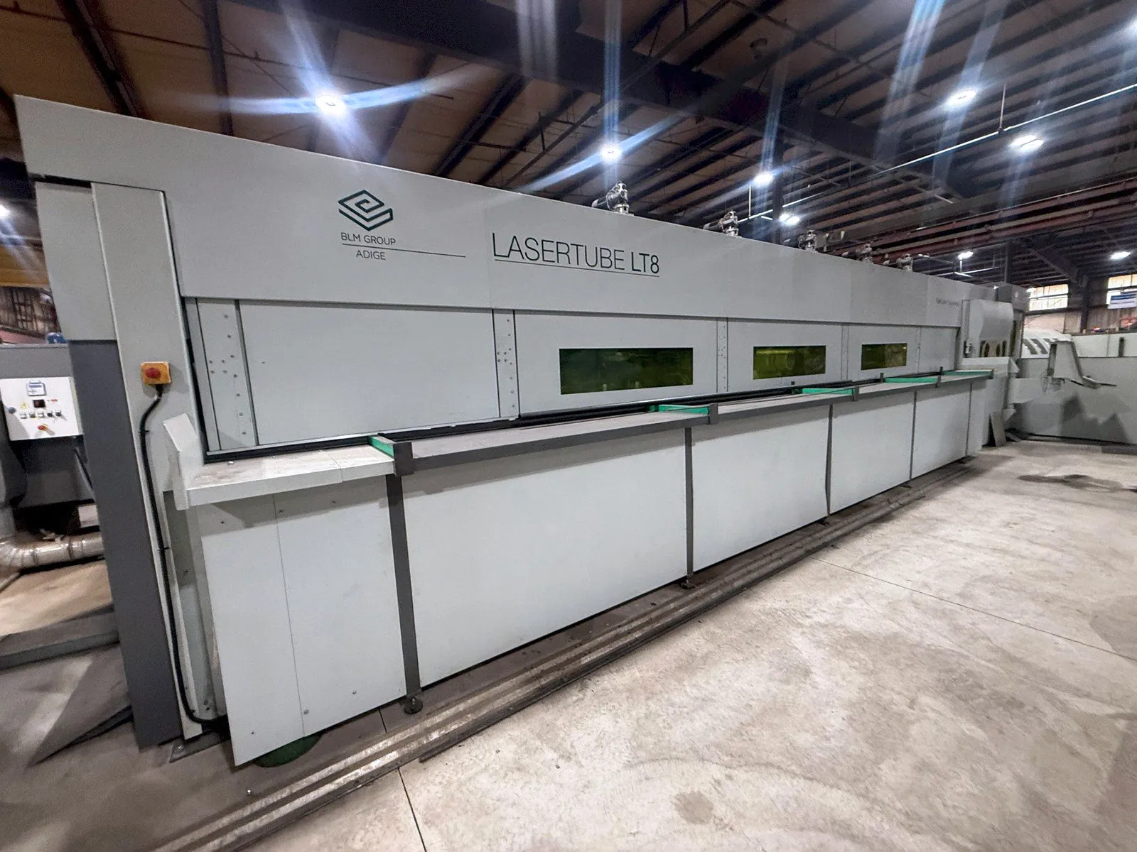 BLM #LT8, 2D fiber tube laser, 3000 watt, Siemens Simatic, chiller, dust collector, 2015 - Image 2