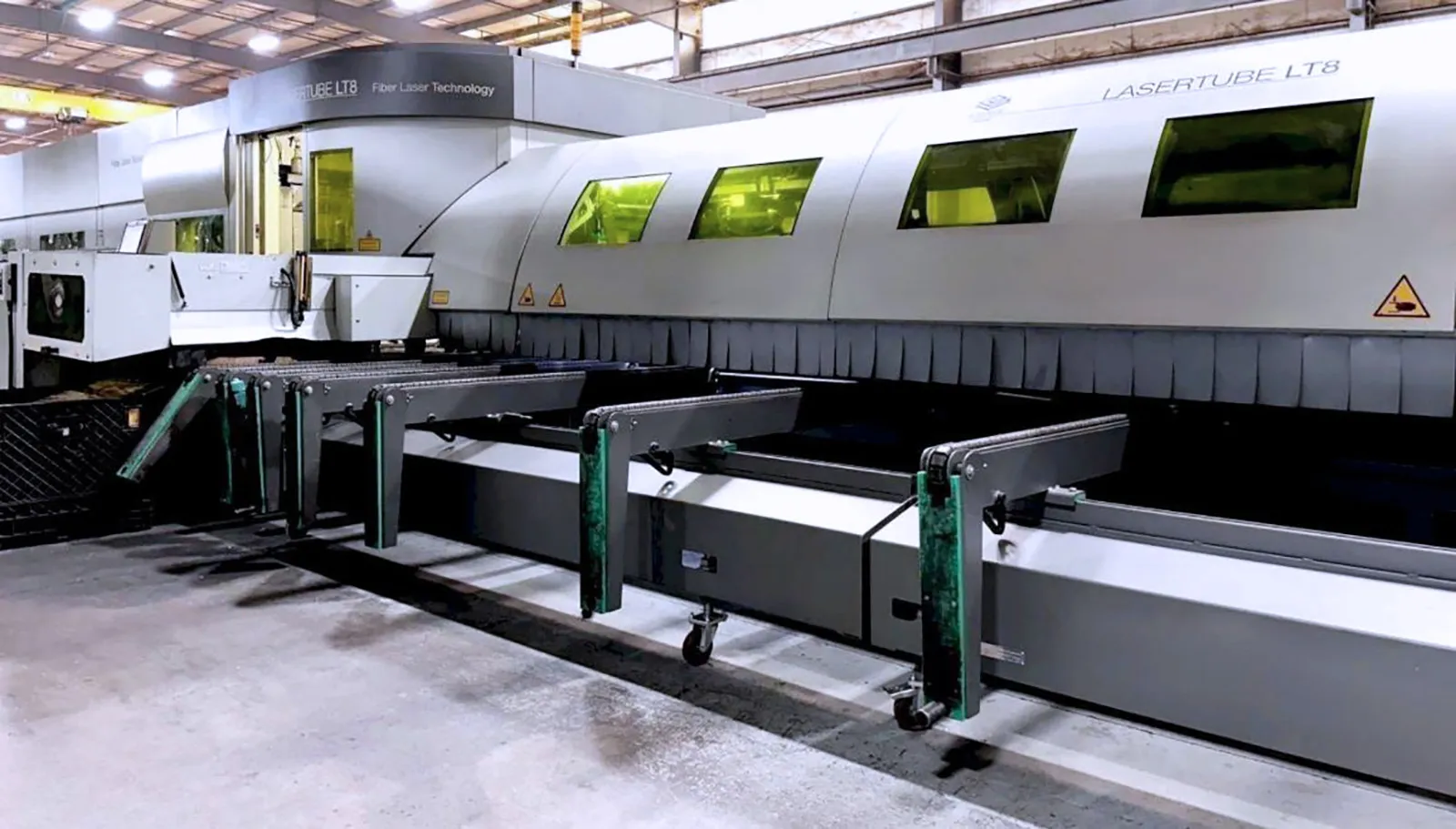 BLM #LT8, 2D fiber tube laser, 3000 watt, Siemens Simatic, chiller, dust collector, 2015 - Image 4