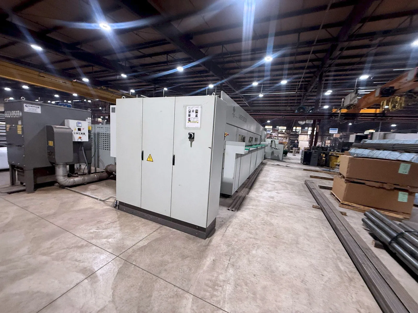 BLM #LT8, 2D fiber tube laser, 3000 watt, Siemens Simatic, chiller, dust collector, 2015 - Image 6
