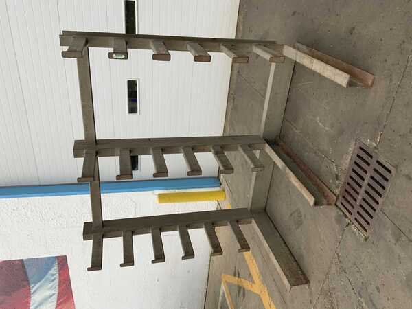 6 arm x 18" wide cantilever style ra, 84" height, 40" center between arms - Image 6