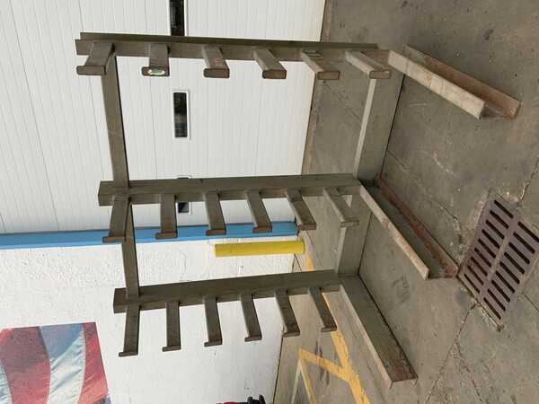 6 arm x 18" wide cantilever style ra, 84" height, 40" center between arms - Image 10