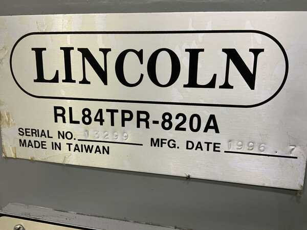 3' -8.25" Lincoln #820A, radial arm drill, 25" x 38" base, power arm elevation, manual head clamping, 2 HP - Image 6
